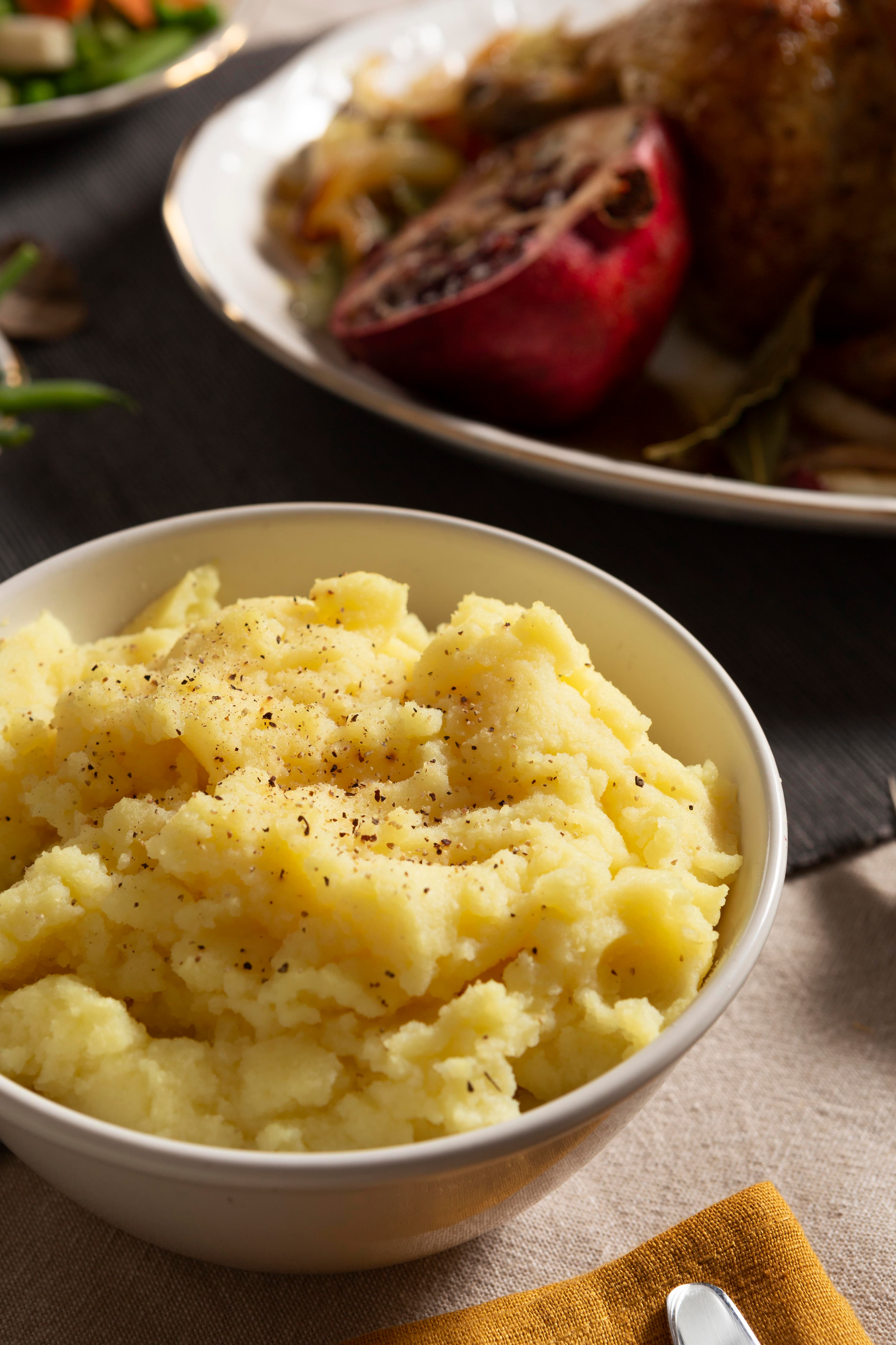 Creamy garlic mashed potatoes
